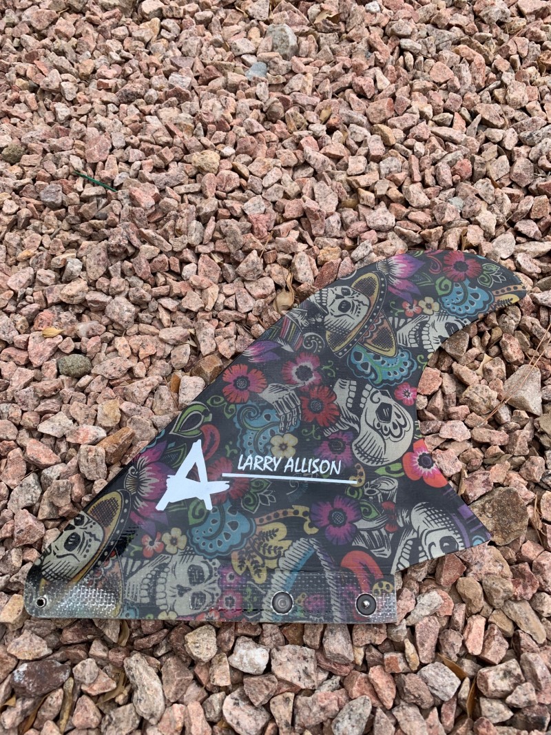 Larry Allison Day of the Dead SUP fin